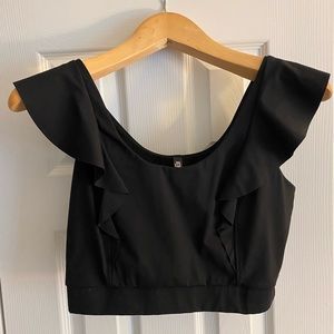 Victoria’s Secret Sport, Medium, Black Crop Top
